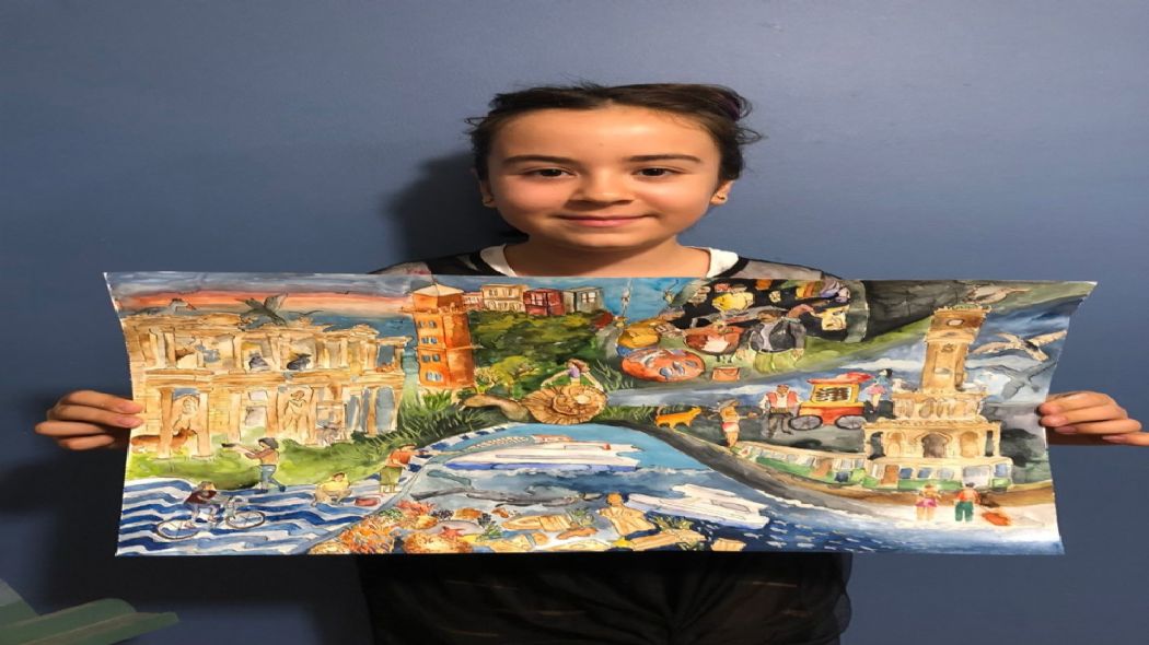 �ZM�R'de ya�ayan 11 ya��ndaki Lara Turan'dan Gurur verici bir ba�ar�..