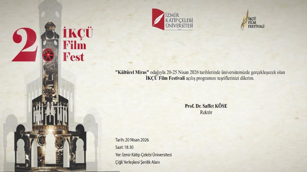 �zmir K�tip �elebi �niversitesi'den  DUYURU ;