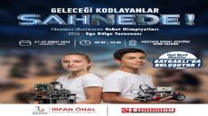 Bayrakl� Uluslararas� Robot Olimpiyat��na Ev Sahipli�i Yap�yor .